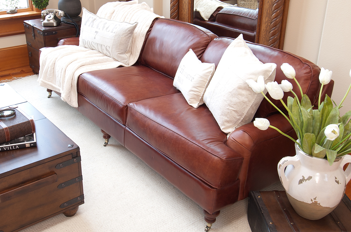 soho leather sofa by elements fine home furnishings